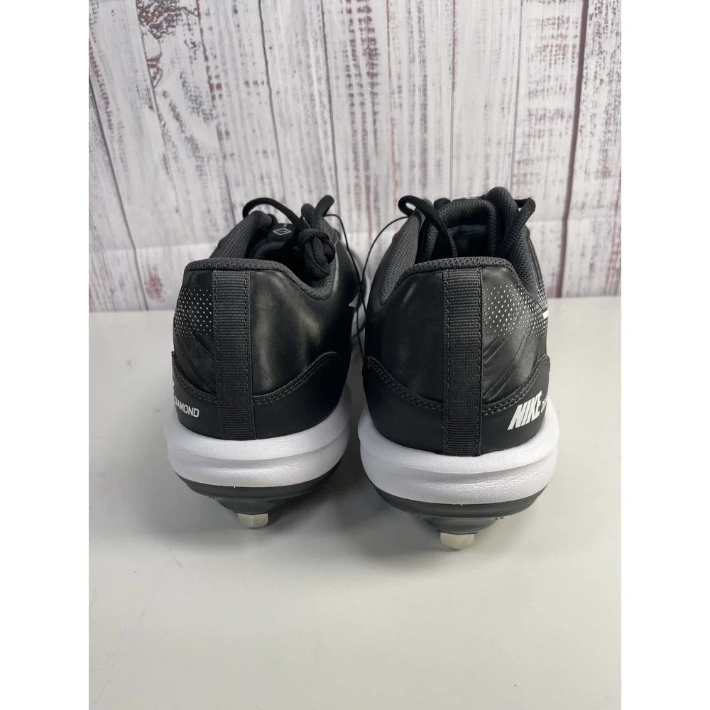 Nike Diamond Baseball Cleats Metal Mens 14 Black Grey DJ6516-010